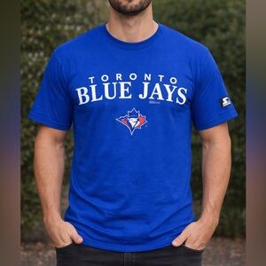 Vintage Starter MLB Toronto Blue Jays Big Spell-Out T-Shirt 1999